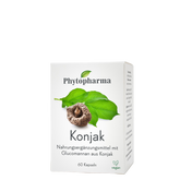 Phytopharma Konjak Kapseln – Glucomannan 60 capsules vegan